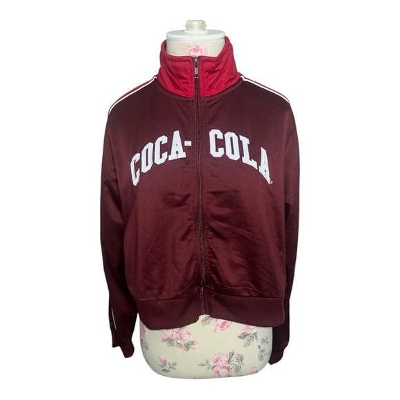 Coca-cola Red Track Zip up Jacket - Picture 1 of 8